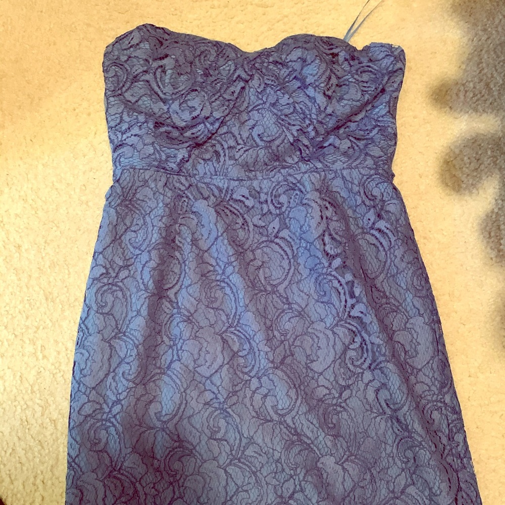 J.Crew Strapless Lace Dress